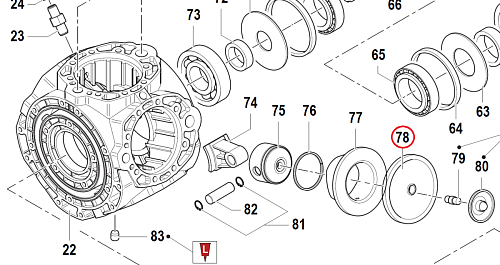 Мембрана насоса Ø125 (VITON) насоса APS141 (замена арт.1800010300)