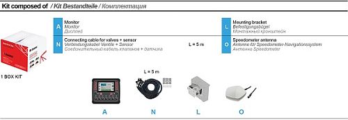 Система контроля равномерного внесения SPRAY RATE KIT 7 Секций