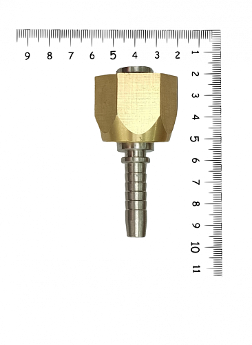 Фитинг гайка EASY LOCK22 1SN,2SN,,DN6, материал латунь, нерж