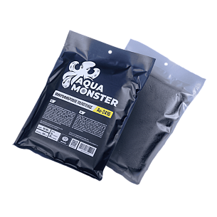Микрофибровое полотенце 50*80 см черное 600гр/м для сушки авто AQUA MONSTER