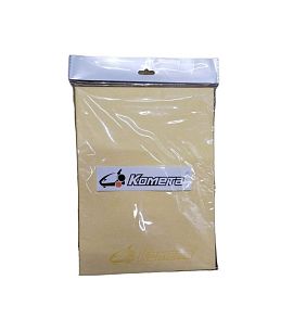 Искусственная замша, желтая 40х55, 300 gsm, с логотипом, в упаковке(коробка 160шт)