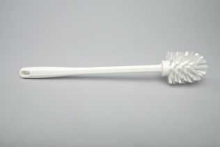 Ерш для труб с ручкой, жёсткий, полиэстер - ø 63х80х370мм., белый 