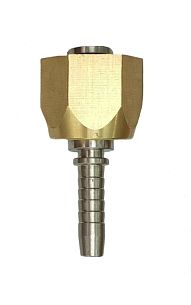 Фитинг гайка EASY LOCK22 1SN,2SN,,DN6, материал латунь, нерж