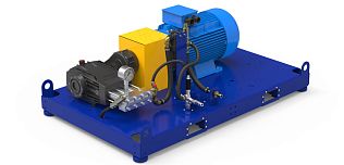 Гидродинамическая установка PTC 1E 180 л/мин 90 бар 30 кВт