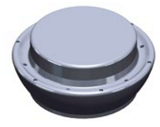 Заглушка D108, черная сталь