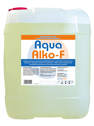 Щелочное пенное моющее средство AquaAlko-F 1л 