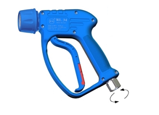 Курок распылительный RL 34 с поворотным фитингом, нерж. сталь, 140 бар; вход 1/2"г,  выход ARS178