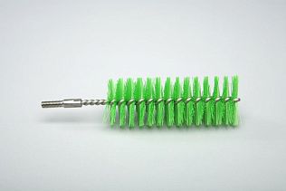Ерш ручной с резьбой средней жесткости, полиэстер - 40х100х160 мм., зеленый