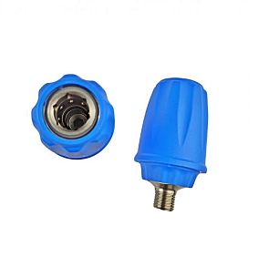 Байонет "KW" ARS 25 высокого давления 350 бар; синий (нерж.); 1/4"ш.  