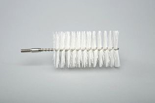 Ерш ручной с резьбой средней жесткости, полиэстер - 60х100х160 мм., белый