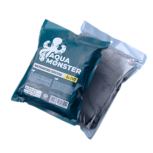 Микрофибровое полотенце 60*60 см черное 1000гр/м для сушки авто AQUA MONSTER