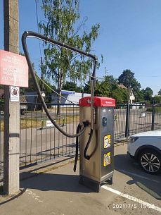 Консоль для пылесоса нерж. с кронштейном 1500мм для турбосушки