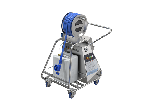 Мобильный пенный пост MPP-1A/20/CB с компрессором и катушкой