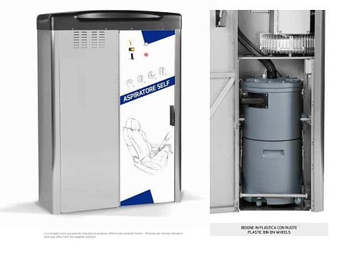 Пылесос самообслуживания 2 x 2,2 кВт- 400 В с классическим фильтром на 2 оператора