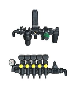 БлокУправления 5 секций VGME4AF(051)25-13; автоматический; раcх-р турбинный(R)