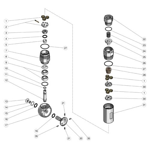 Установочный винт, DIN913 M4 мм, Sst.Ai316