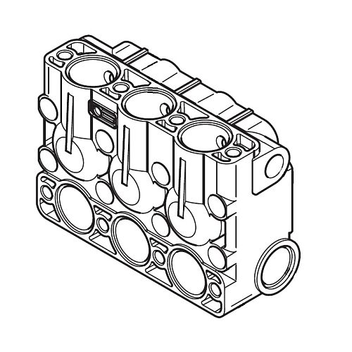 Крышка насоса YA 150 (1х2)