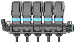 ARAG: Блок 863T5/5 секционных эл.клапанов
