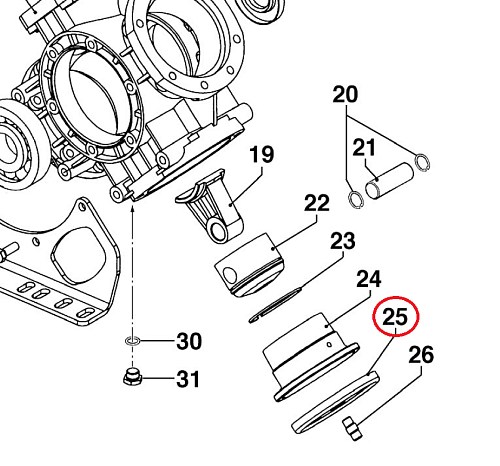 Мембрана насоса Ø 125 (VITON) насоса IDS1501/1701/2001