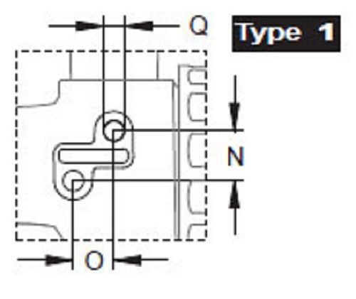 Кран 3х ходовой; тип ручки LL; крепление TYPE 1; вх.-вых.1" (ВЫСОКАЯ РУЧКА)
