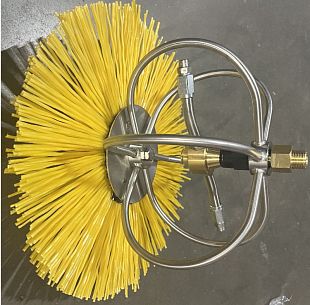 Устройство для чистки мусоропроводов вход 22*1,5 ш. (1/2 ш. по запросу) выход 2 форсунки