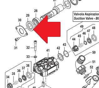 Сальник 35х62х10 насоса BP