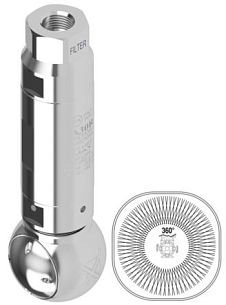 Насадка для мойки емкостей A30 R с гидроприводом; 25 - 33 л/мин 160 бар 1/2 г.Ø60