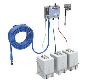 Сателлитная пенная станция SPS-3A 2-8 бар шланг 20 метров с аксессуарами 