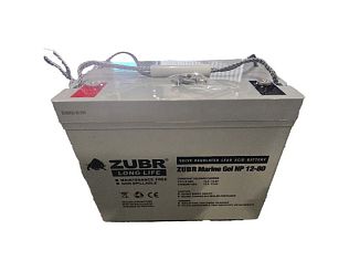Гелевый аккумулятор батарея ZUBR Gel NP12V 80Ah 