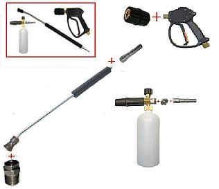 Пенокомплект в сборе 600 мм прям, RL16 + ARS 25 "KW"; вход М22х1,5ш.  