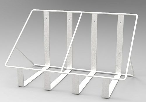 Канистродержатель двухместный, нержавеющая сталь