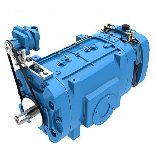 Насос вакуумный лопастной  JUROP PR 200, левое вращение, ручной клапан