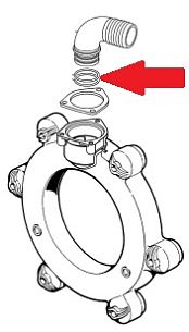 Кольцо 3,53х55,56 насоса BP281/300/BPS300