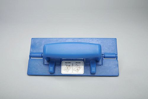 Держатель для абразивной губки, ручной, 230х100мм, синий