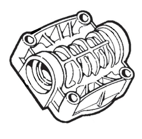 Крышка насоса BP 241/251HS (1х6)