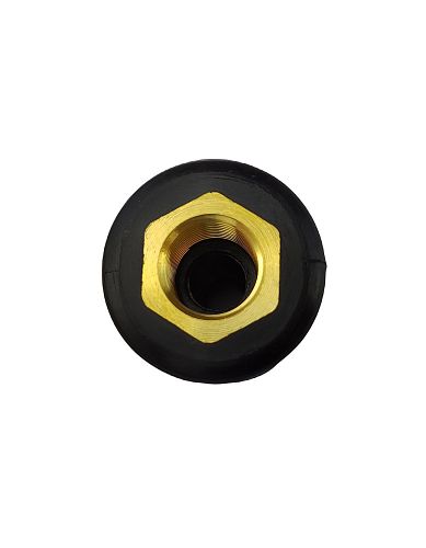 Переходник быстроразъемный бытовой пластиковый Karcher. резьба латунь; выход гайка 1/4" 