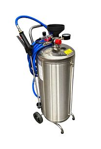 Пеногенератор 24л нерж. сталь со шлангом 8 м и пистолетом 600 мм