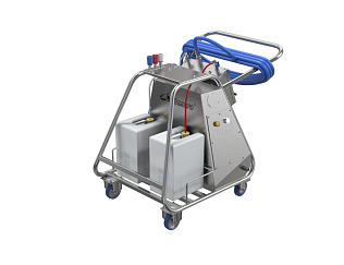 Мобильный пенный пост MPP-2A/20/C с компрессором