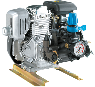 Насос мембранный Comet серия MC 25 (18,5 л/мин; 25 бар) с бенз. дв. Honda GX120