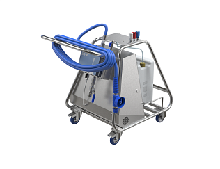 Мобильный пенный пост MPP-1A/20/C с компрессором