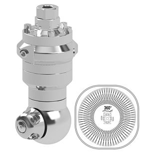 Насадка для мойки емкостей A50R с гидроприводом; 40-50л/мин; 140 бар; (нерж). вход 1/2"г