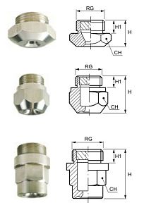 Полноконусные форсунки АА (Короткий корпус)