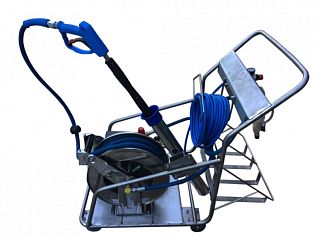 Тележка из нержавеющей стали с оборудованием 4 колеса повортные 