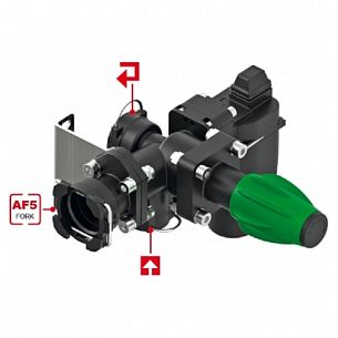 Главный клапан AF VGME 4-AF-180-10 электрический с ручным регулируемым клапаном