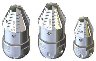 Форсунка каналопромывочная с роторной фрезой сопло 20; вход 1/2"г; бой 6Rх4S  