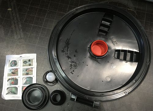 Крышка GeoLine серия Abat с клапаном OPEN; 457х415х480х120