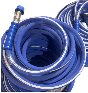 Шланг пищевой 20м в сборе (шланг, трубка, кран, байонет)