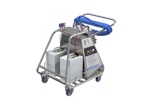 Мобильный пенный пост MPP-2A/20/PC с насосом и компрессором