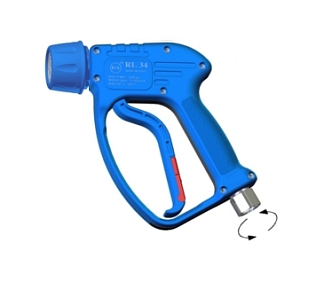 Курок распылительный RL 34 с поворотным фитингом, нерж. сталь, 140 бар; вход 1/2"г,  выход ARS178