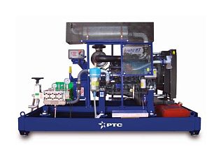 Гидродинамическая установка PTC4D 54 л/мин 1200 бар 110 кВт, под. насос 